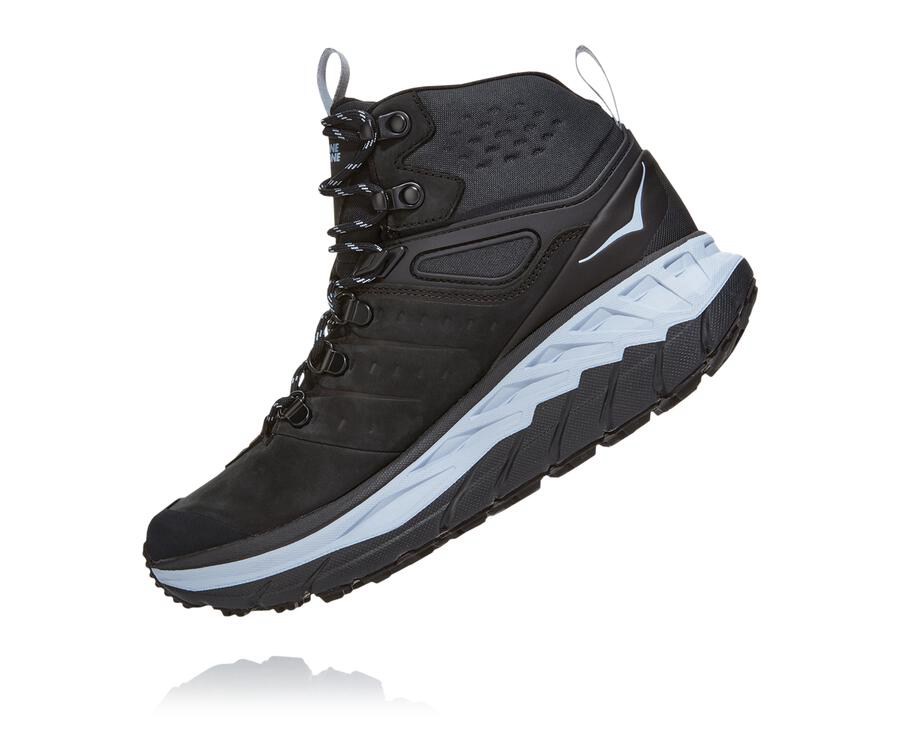 Hoka One One Wandelschoenen Dames - Stinson Mid Gore-Tex - Zwart - QU5218364